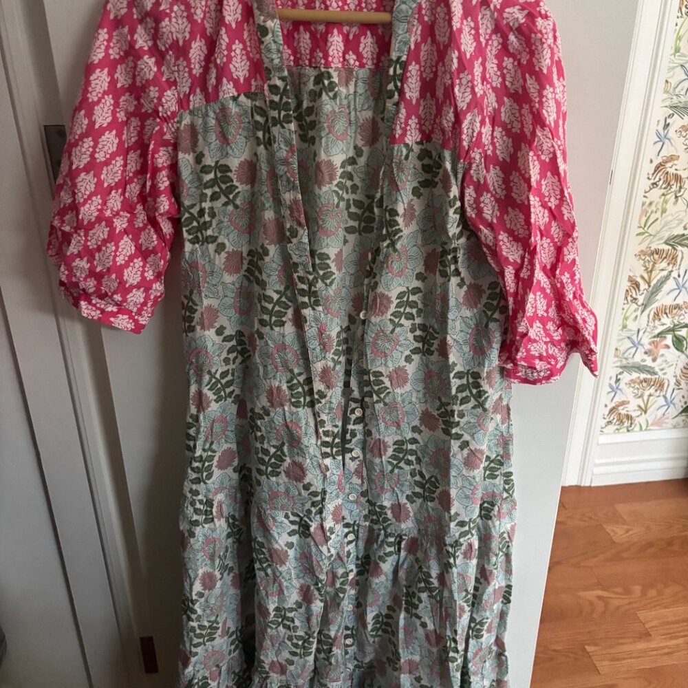 Zara Blockprint Dress/Coverup in Size M